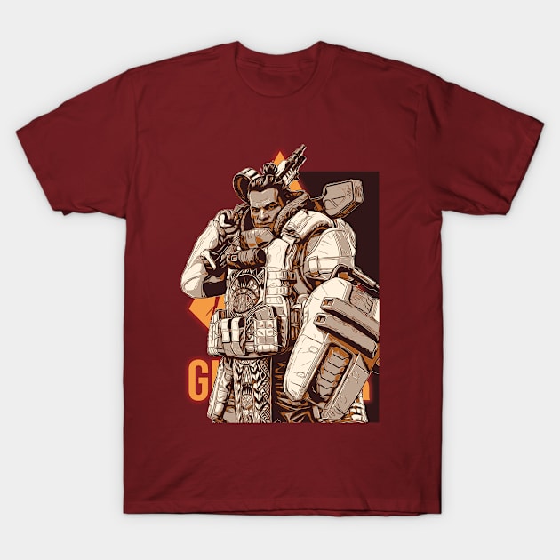 Gibraltar Apex Legends T-Shirt by Creativedy Stuff